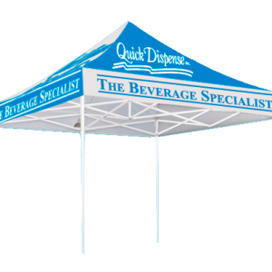 Outdoor canopy tent for trade shows and events
