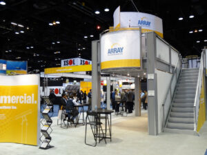 30X30 trade show booth