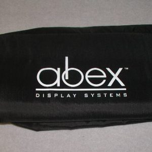 Padded storage bags for exhibit display lights