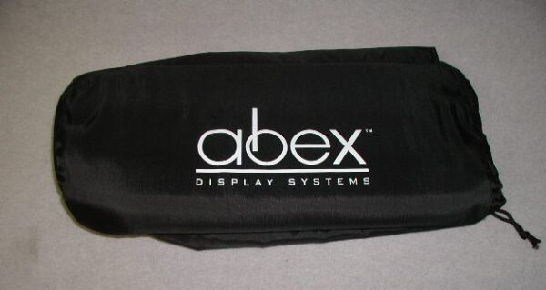 Padded storage bags for exhibit display lights