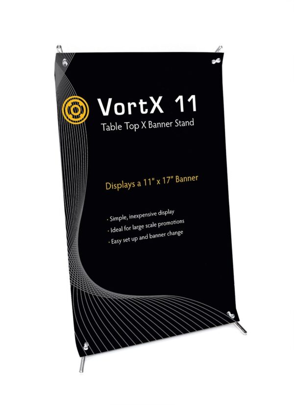 VortX 11 x 17 Countertop Banner Stand